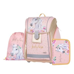 Školn&#237; set 3ks PREMIUM LIGHT - Kůň romantic