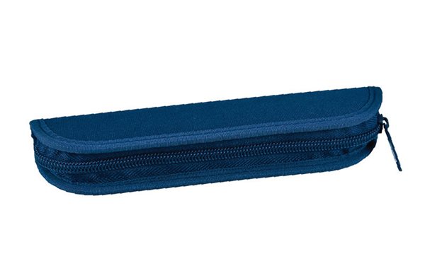 Pouzdro jednobarevné SM (6 gumiček) - modrá