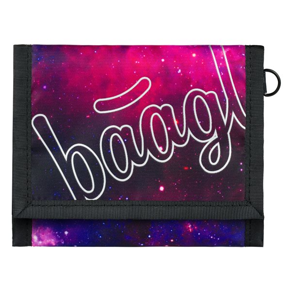 BAAGL Dětská peněženka - Galaxy fialová