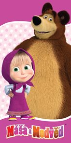Dětská osuška - Máša a Medvěd