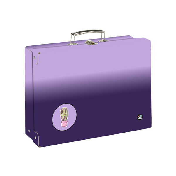 Kufřík lamino hranatý A4 Oxy Next - Purple