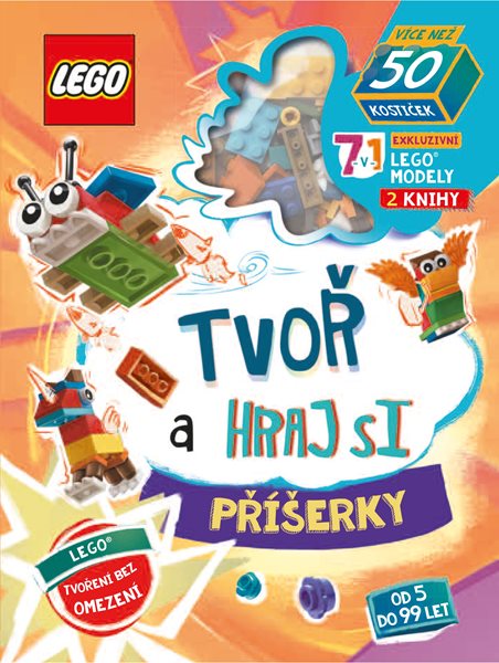 LEGO® Iconic. Tvoř a hraj si: Příšerky - kolektiv - 17x24 cm
