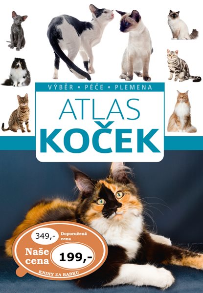 Atlas koček - Barbara V. Tittenbrun-Jazienicka - 17x25 cm, Sleva 170%