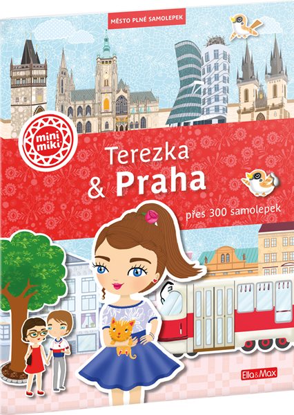 TEREZKA & PRAHA – Město plné samolepek - Barbora Strnadová - 24x31 cm