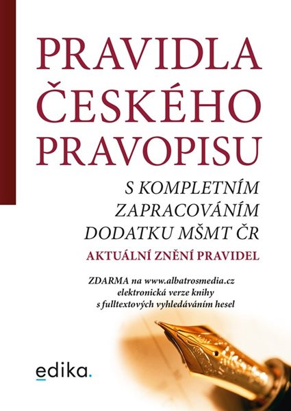 Pravidla českého pravopisu - 11x15 cm