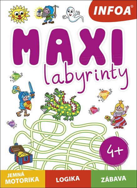 Levně Maxi labyrinty / 4+ - 16x22 cm