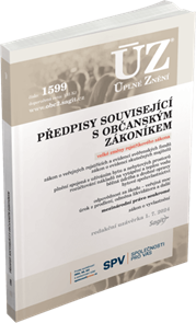 &#218;Z 1599 / Předpisy souvisej&#237;c&#237; s občansk&#253;m z&#225;kon&#237;kem