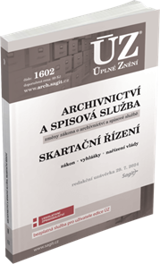 &#218;Z 1602 / Archivnictv&#237; a spisov&#225; služba, Skartačn&#237; ř&#237;zen&#237;