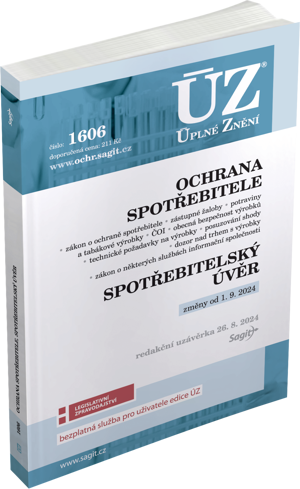 ÚZ 1606 / Ochrana spotřebitele, spotřebitelský úvěr, požadavky na výrobky, ČOI, Služby informační sp