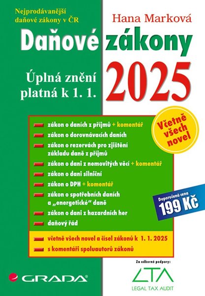 Daňové zákony 2025 / úplná znění k 1. 1. 2025
