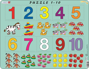 Puzzle MAXI - Počítání pro nejmenší s čísly/10 dílků