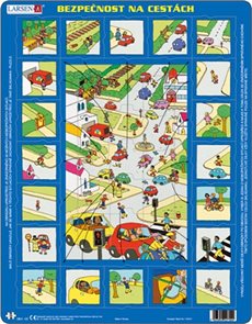 Puzzle MAXI - Bezpečnost silniční dopravy/35 dílků