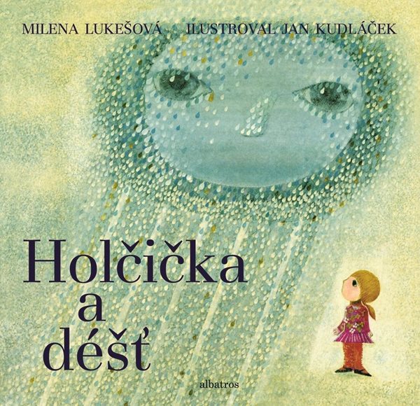 Levně Holčička a déšť - Milena Lukešová - 25x25 cm
