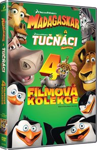 DVD Madagaskar 1-3 a Tučnáci z Madagaskaru