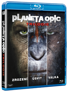 Planeta opic Trilogie 3 Blu-ray