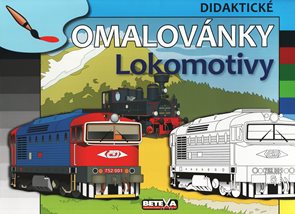 Omalovánky - Lokomotivy (didaktické)