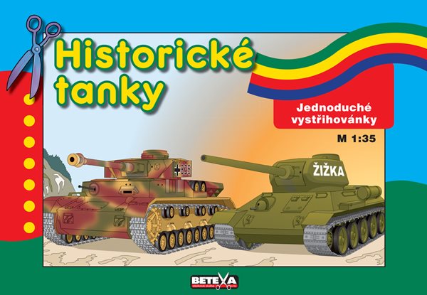 Levně Historické tanky - jednoduché vystřihovánky