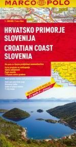 Chorvatsko - pobřeží, Slovinsko - mapa MarcoPolo - 1:300 000