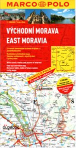 Česká republika -3- východní Morava, západní Slovensko - mapa Marco Polo - 1:200 000
