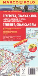 Tenerife, Grand Canaria mapa 1: 150 000