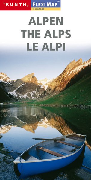 Levně Alpy - mapa Kunth-flexi - 1:1 000 000