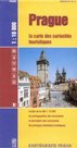 Praha 1:10 000 - mapa turistických zajímavostí - francouzská verze