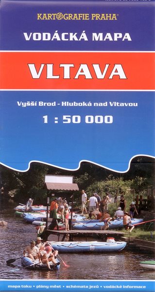 Levně Vltava - vodácká mapa KP - 1:50t /Vyšší Brod - Hluboká nad Vltavou/