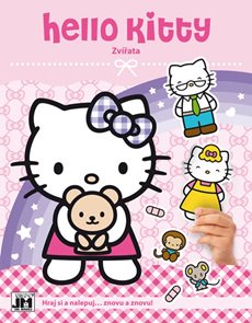 Hello Kitty Zvířata - Samolepková knížka