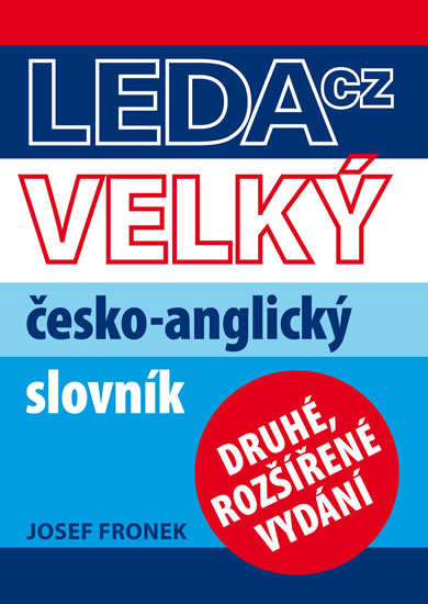 Velký česko-anglický slovník - Fronek Josef - 17x24