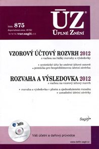 &#218;Z 875/ Vzorov&#253; &#250;čtov&#253; rozvrh 2012, rozvaha a v&#253;sledovka 2012