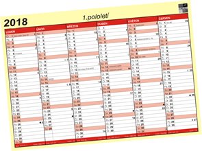 BOBO Kalendář lístkový A3 2018