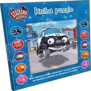 Statečná autíčka - Kniha puzzle