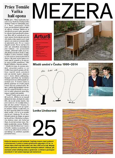 Mezera - Mladé umění v Česku (1990- 2014) - Lindaurová Lenka a kolektiv