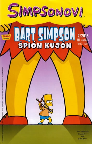 Levně Simpsonovi - Bart Simpson 02/15 - Špión kujón - Groening Matt