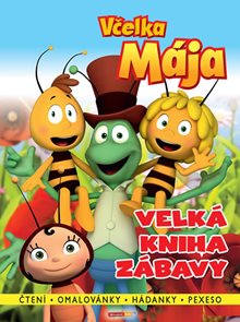 Včelka M&#225;ja - Velk&#225; kniha z&#225;bavy • Čten&#237; • omalov&#225;nky • h&#225;danky • pexeso