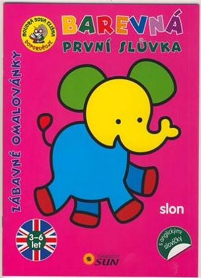 Slon - Barevná první slůvka s anglickými slovíčky - neuveden
