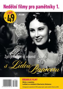 Neděln&#237; filmy pro pamětn&#237;ky 1. - L&#237;da Baarov&#225; - 2 DVD pošetka