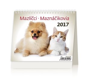 Kalendář stolní 2017 - MiniMax/Mazlíčci
