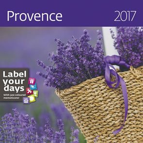 Kalendář nástěnný 2017 "label your days" - Provence