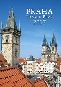 Praha kalendář nástěnný 2017