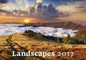 Landscapes kalendář nástěnný 2017