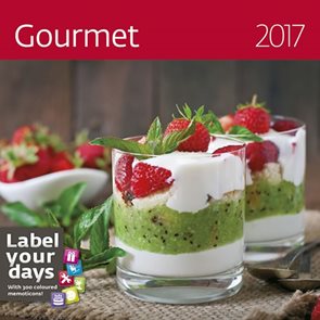 Kalendář nástěnný 2017 "label your days" - Gourmet