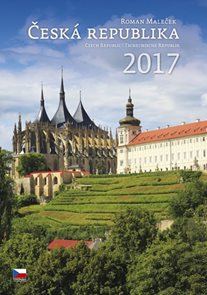 Česká republika kalendář nástěnný 2017