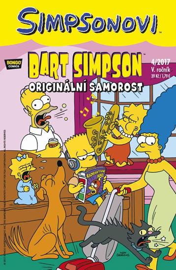 Levně Simpsonovi - Bart Simpson 4/2017 - Originální samorost - Groening Matt