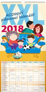 Kalendář nástěnný 2018 - Rodinný plánovací XXL