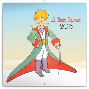 Kalendář poznámkový 2018 - Malý princ (Le Petit Prince), 30 x 30 cm