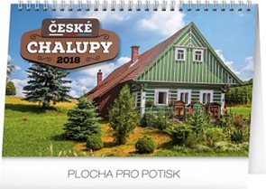 Kalendář stolní 2018 - České chalupy , 23,1 x 14,5 cm