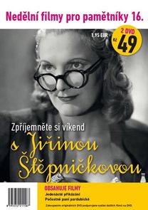 Neděln&#237; filmy pro pamětn&#237;ky 16. - Jiřina Štěpničkov&#225; - 2 DVD pošetka