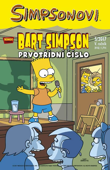 Levně Simpsonovi - Bart Simpson 5/2017 - Prvotřídní číslo - Groening Matt