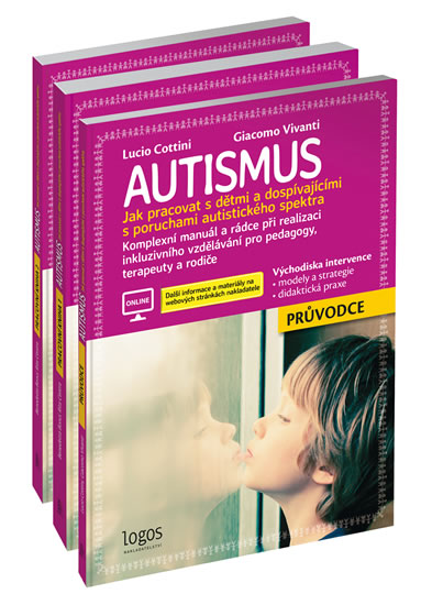 Levně Autismus - Průvodce + Pracovní kniha 1 + Pracovní kniha 2 - Cottini Lucio, Vivanti Giacomo, Bonci Benedetta, Centra Rita